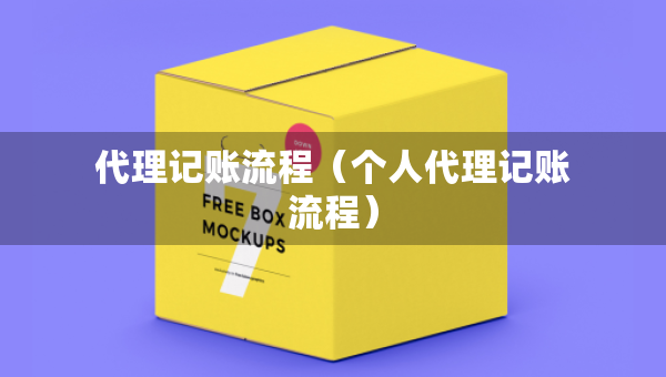 代理記賬流程（個人代理記賬流程）