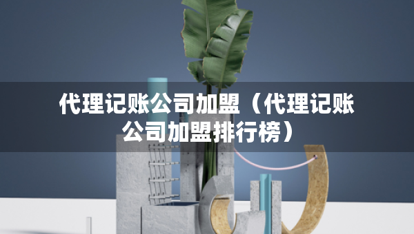 代理記賬公司加盟（代理記賬公司加盟排行榜）