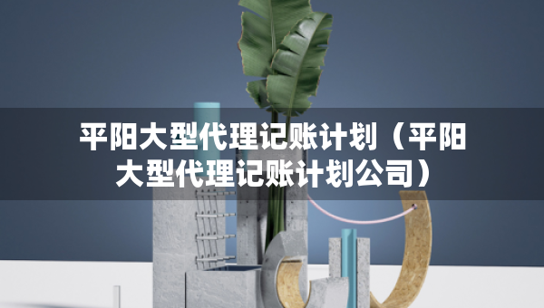 平陽大型代理記賬計(jì)劃（平陽大型代理記賬計(jì)劃公司）