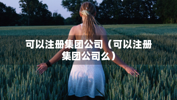 可以注冊集團(tuán)公司（可以注冊集團(tuán)公司么）