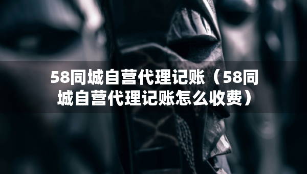 58同城自營代理記賬（58同城自營代理記賬怎么收費(fèi)）