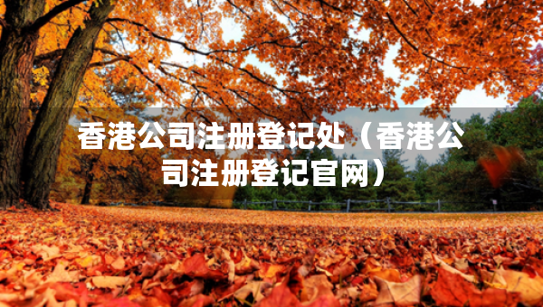 香港公司注冊(cè)登記處（香港公司注冊(cè)登記官網(wǎng)）