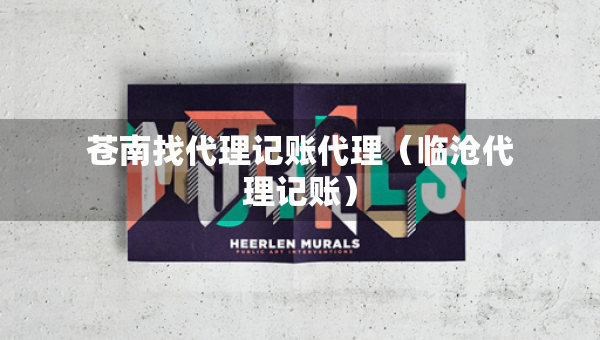 蒼南找代理記賬代理（臨滄代理記賬）