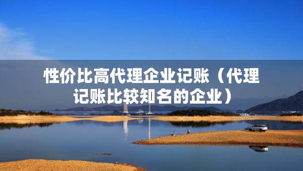 性價(jià)比高代理企業(yè)記賬（代理記賬比較知名的企業(yè)）