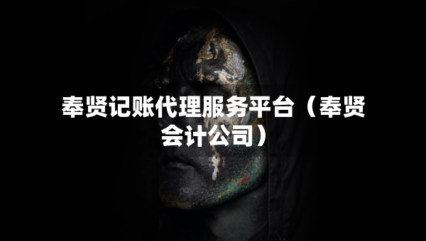 奉賢記賬代理服務(wù)平臺(tái)（奉賢會(huì)計(jì)公司）