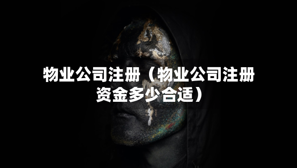 物業(yè)公司注冊(cè)（物業(yè)公司注冊(cè)資金多少合適）