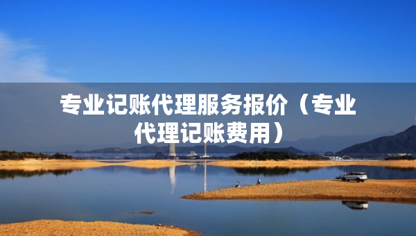 專(zhuān)業(yè)記賬代理服務(wù)報(bào)價(jià)（專(zhuān)業(yè)代理記賬費(fèi)用）