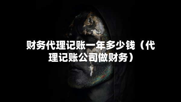 財(cái)務(wù)代理記賬一年多少錢（代理記賬公司做財(cái)務(wù)）