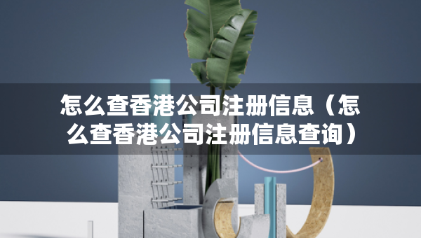 怎么查香港公司注冊信息（怎么查香港公司注冊信息查詢）
