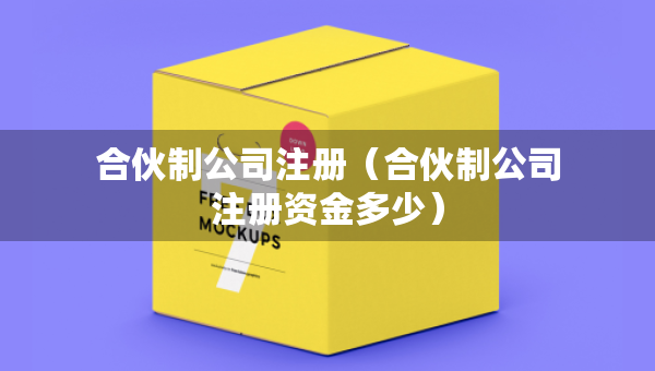 合伙制公司注冊(cè)（合伙制公司注冊(cè)資金多少）