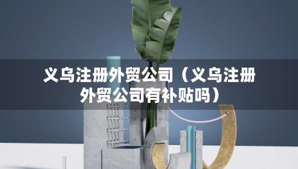 義烏注冊(cè)外貿(mào)公司（義烏注冊(cè)外貿(mào)公司有補(bǔ)貼嗎）