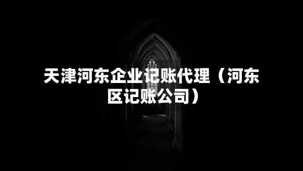 天津河?xùn)|企業(yè)記賬代理（河?xùn)|區(qū)記賬公司）
