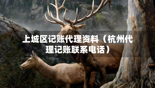 上城區(qū)記賬代理資料（杭州代理記賬聯(lián)系電話）