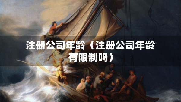 注冊公司年齡（注冊公司年齡有限制嗎）