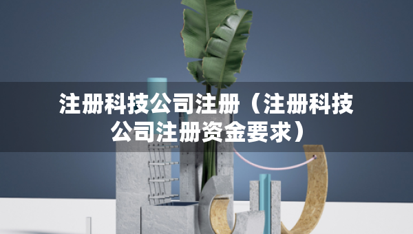 注冊科技公司注冊（注冊科技公司注冊資金要求）