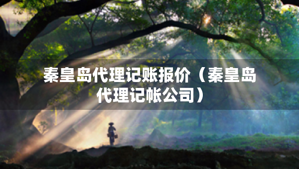 秦皇島代理記賬報價（秦皇島代理記帳公司）