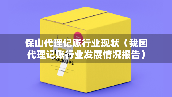 保山代理記賬行業(yè)現(xiàn)狀（我國(guó)代理記賬行業(yè)發(fā)展情況報(bào)告）
