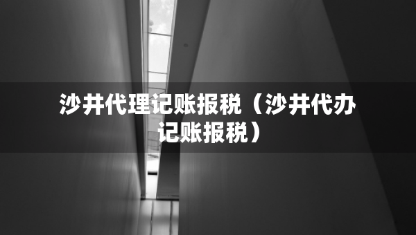 沙井代理記賬報(bào)稅（沙井代辦記賬報(bào)稅）