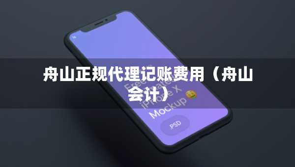 舟山正規(guī)代理記賬費用（舟山會計）