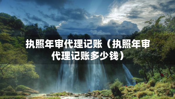 執(zhí)照年審代理記賬（執(zhí)照年審代理記賬多少錢）