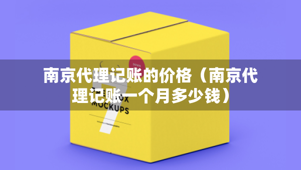 南京代理記賬的價(jià)格（南京代理記賬一個(gè)月多少錢）