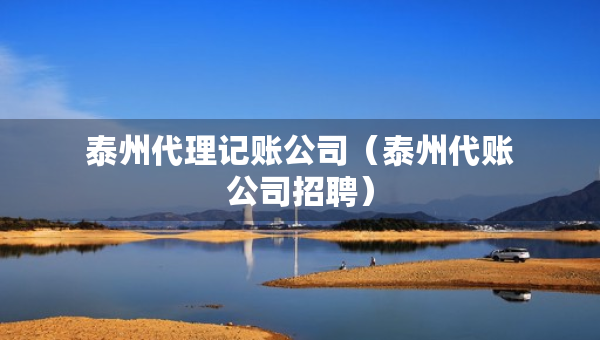 泰州代理記賬公司（泰州代賬公司招聘）