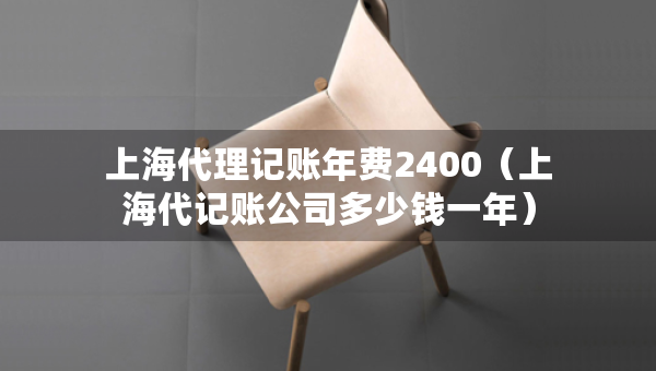 上海代理記賬年費(fèi)2400（上海代記賬公司多少錢一年）
