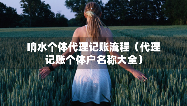 響水個(gè)體代理記賬流程（代理記賬個(gè)體戶(hù)名稱(chēng)大全）