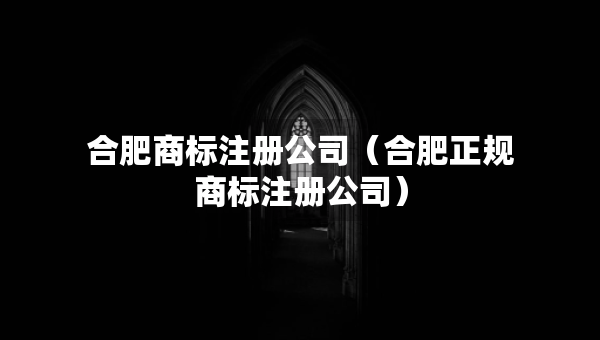合肥商標(biāo)注冊(cè)公司（合肥正規(guī)商標(biāo)注冊(cè)公司）