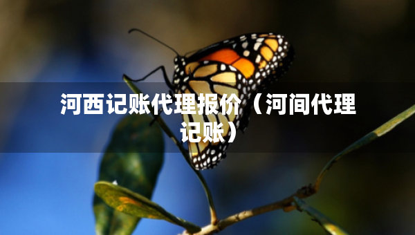 河西記賬代理報(bào)價(jià)（河間代理記賬）