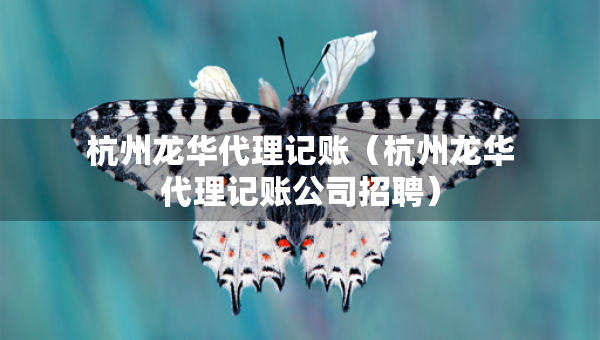 杭州龍華代理記賬（杭州龍華代理記賬公司招聘）