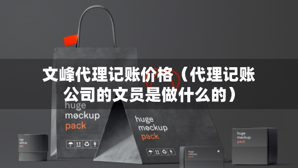 文峰代理記賬價格（代理記賬公司的文員是做什么的）