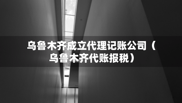 烏魯木齊成立代理記賬公司（烏魯木齊代賬報(bào)稅）