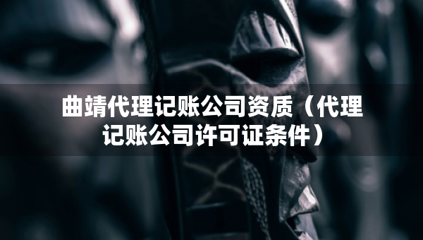 曲靖代理記賬公司資質（代理記賬公司許可證條件）