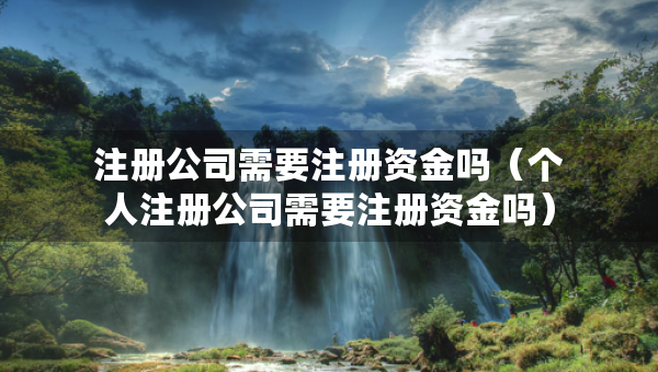注冊(cè)公司需要注冊(cè)資金嗎（個(gè)人注冊(cè)公司需要注冊(cè)資金嗎）