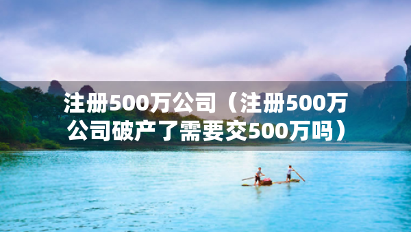 注冊500萬公司（注冊500萬公司破產(chǎn)了需要交500萬嗎）
