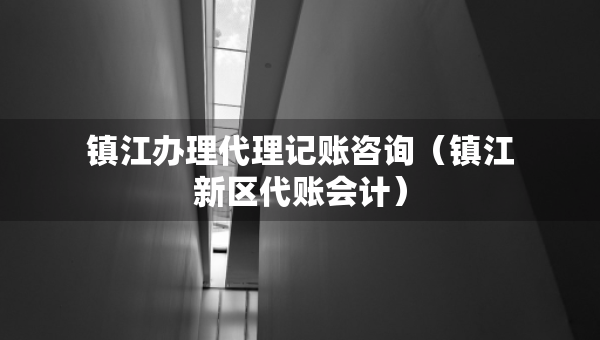 鎮(zhèn)江辦理代理記賬咨詢（鎮(zhèn)江新區(qū)代賬會計）