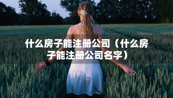 什么房子能注冊公司（什么房子能注冊公司名字）