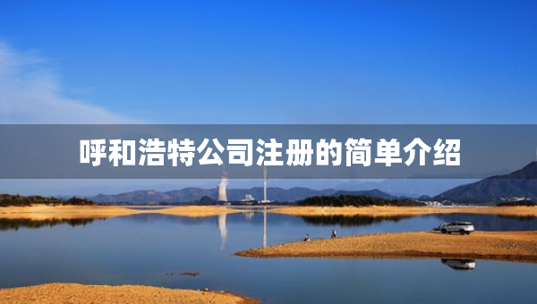 呼和浩特公司注冊的簡單介紹