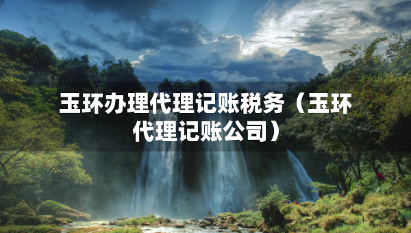 玉環(huán)辦理代理記賬稅務(wù)（玉環(huán)代理記賬公司）