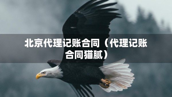 北京代理記賬合同（代理記賬合同貓膩）