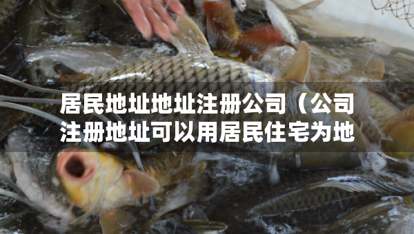 居民地址地址注冊公司（公司注冊地址可以用居民住宅為地址）