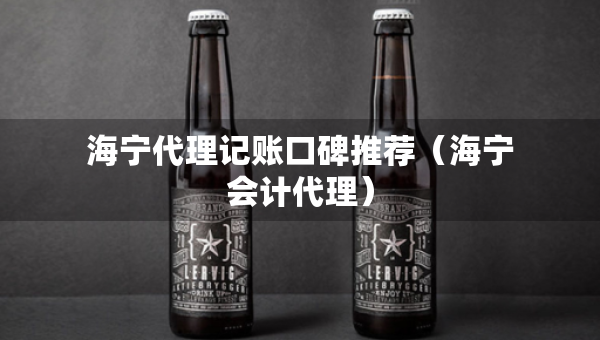 海寧代理記賬口碑推薦（海寧會(huì)計(jì)代理）