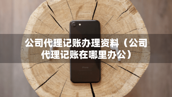 公司代理記賬辦理資料（公司代理記賬在哪里辦公）