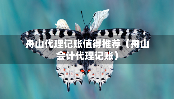 舟山代理記賬值得推薦（舟山會計代理記賬）