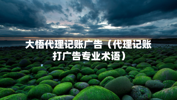 大悟代理記賬廣告（代理記賬打廣告專(zhuān)業(yè)術(shù)語(yǔ)）