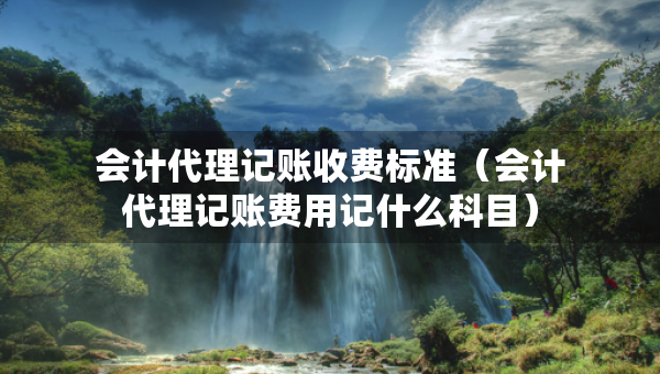 會(huì)計(jì)代理記賬收費(fèi)標(biāo)準(zhǔn)（會(huì)計(jì)代理記賬費(fèi)用記什么科目）
