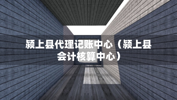 潁上縣代理記賬中心（潁上縣會(huì)計(jì)核算中心）