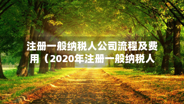 注冊(cè)一般納稅人公司流程及費(fèi)用（2020年注冊(cè)一般納稅人公司的條件）