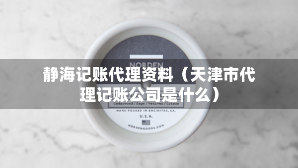 靜海記賬代理資料（天津市代理記賬公司是什么）